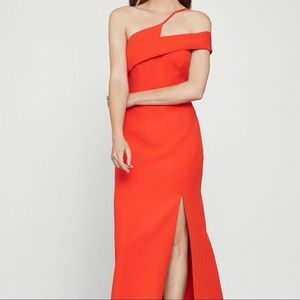 NWT Vibrant orange BCBGmaxazria Eva gown. Size 0